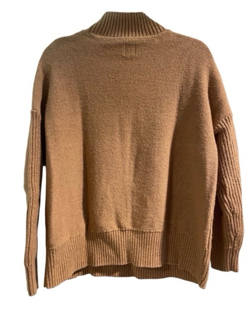 GAP women Camel Cable Turtleneck Sweater size s - Picture 3 of 4